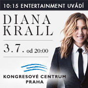 Jazzová hvězda Diana Krall - Kongresové centrum Praha